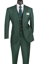 Classic Fit Men Suit V2RS-9-Hunter Green - Church Suits For Less