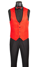 Slim Fit Tuxedo TVSJ-1-Red - Church Suits For Less