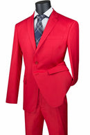 Slim Fit Men Suit SC900-12-Red - Church Suits For Less