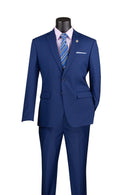 Slim Fit Men Suit SC900-12- Twilight Blue - Church Suits For Less