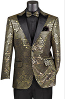 Men Modern Fit Sport Jacket BM-4 Gold - Church Suits For Less