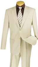 Classic Fit Men Suit 2PP-Beige - Church Suits For Less