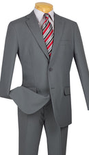 Classic Fit Men Suit 2PP-Gray - Church Suits For Less