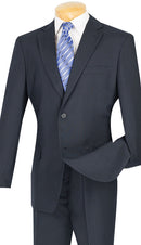 Slim Fit Men Suit S-2PP-Navy Blue - Church Suits For Less