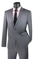 Ultra Slim Fit Men Suit USDX-1-Charcoal - Church Suits For Less