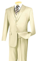 Classic Fit Men Suitt V2TR-Ivory - Church Suits For Less