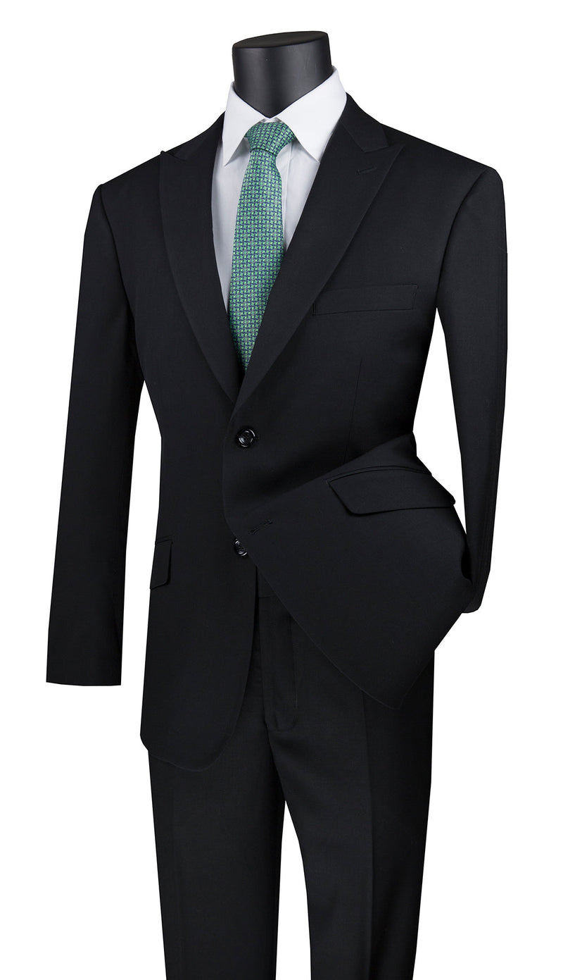 Men Church Suit M2TR-Black - Church Suits For Less