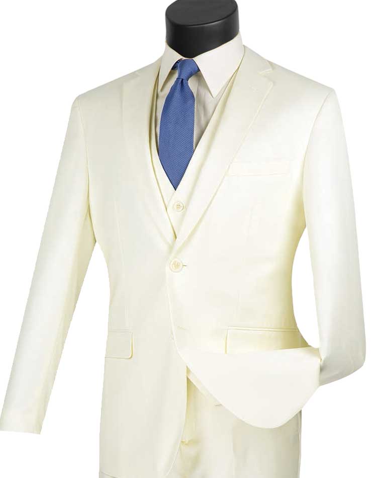 Vinci Suit SV2900-Ivory - Church Suits For Less