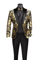 Premium Men Tuxedo MVJQ-1C Black - Church Suits For Less