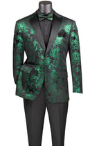 Men Modern Fit Sport Jacket BM-02 Emerald - Church Suits For Less