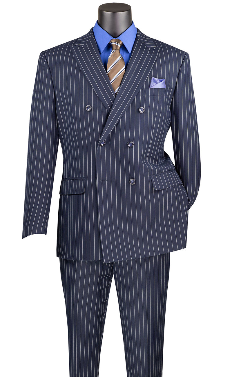 Vinci Suit DSS-4-Navy Blue