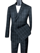 Men Church Suit MDW-1C-Black - Church Suits For Less