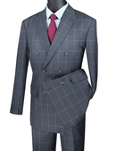 Men Church Suit MDW-1-Gray - Church Suits For Less