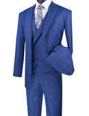 Men Church Suit MV2W-1-Blue - Church Suits For Less