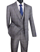 Men Church Suit MV2W-1-Grey - Church Suits For Less