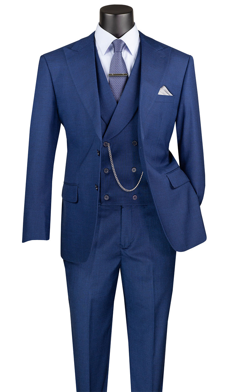 Vinci Men Suit MV2K-2 Navy