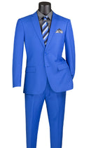 Slim Fit Men Suit SC900-12- Royal Blue - Church Suits For Less