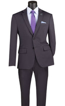 Slim Fit Men Suit SDX-3 Charcoal - Church Suits For Less