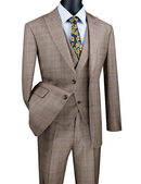 Men Church Suit MV2W-1-Tan - Church Suits For Less