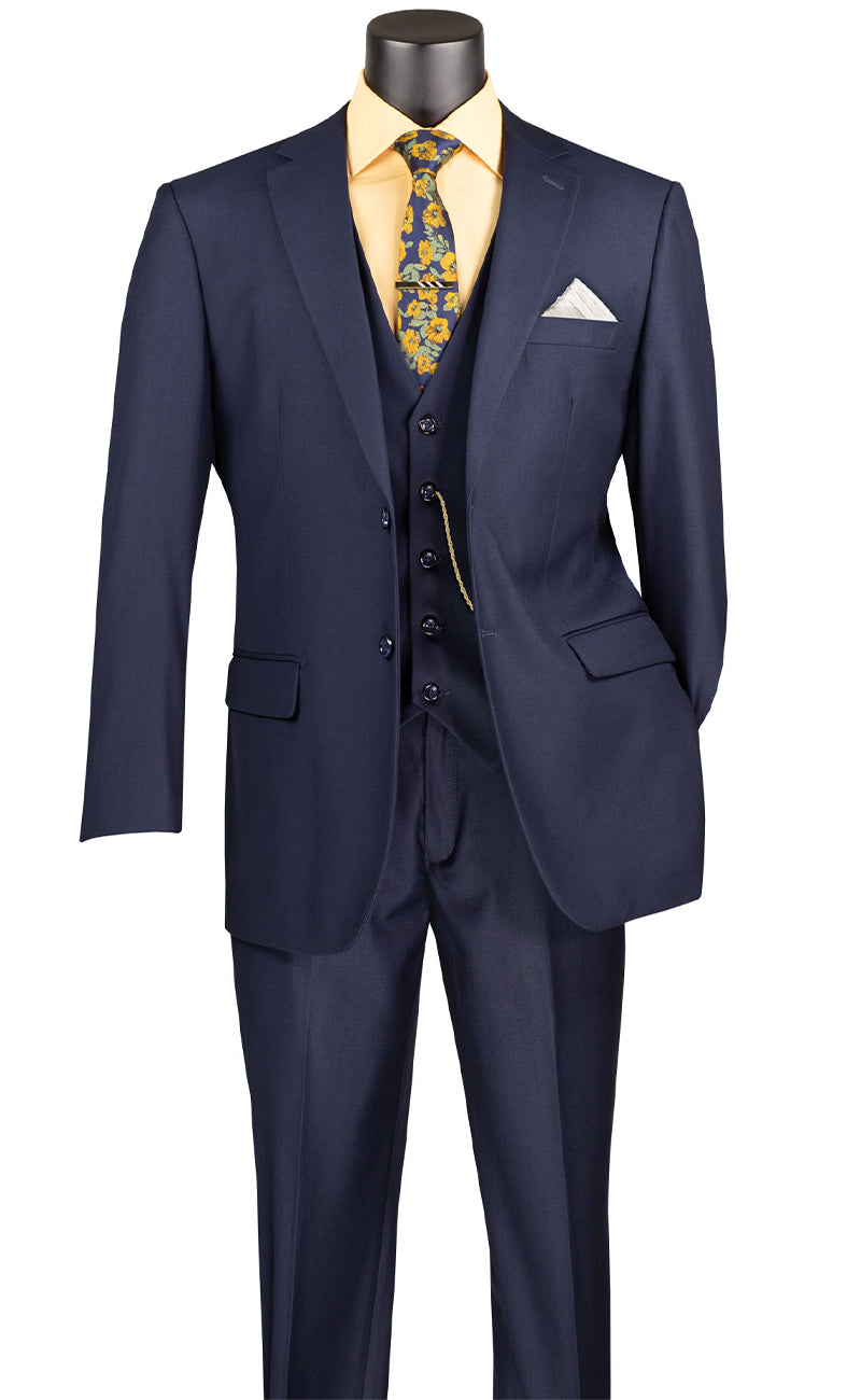 Vinci Suit V2TR-Navy Blue