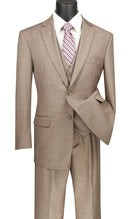 Classic Fit Men Suit V2RW-15-Tan - Church Suits For Less