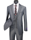 Men Business Suit MV2B-1C-Charcoal - Church Suits For Less
