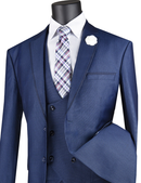 Men Church Suit MV2B-1-Navy - Church Suits For Less