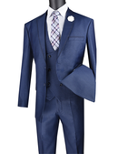 Men Church Suit MV2B-1-Navy - Church Suits For Less