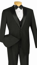 Men Tuxedo 4TV-1-Black - Church Suits For Less