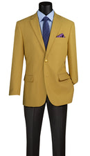 Men Classic Fit Sport Coat Z-2PP-Gold - Church Suits For Less