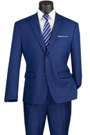 Classic Fit Men Suit F-2C900C-Twilight Blue - Church Suits For Less