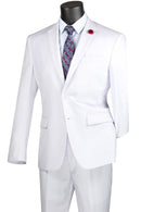Classic Fit Men Suit F-2C900C-White - Church Suits For Less