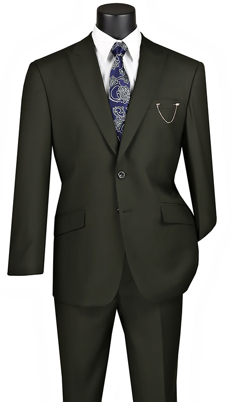 Men Church Suit M2TR-Olive - Church Suits For Less