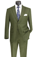 Business Men Suit MRW-1C-Olive - Church Suits For Less