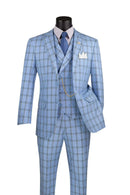 Men Church Suit MV2W-4-Light Blue - Church Suits For Less
