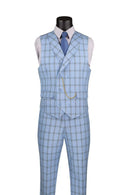 Men Church Suit MV2W-4-Light Blue - Church Suits For Less