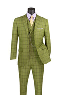 Men Church Suit MV2W-4C-Moss - Church Suits For Less