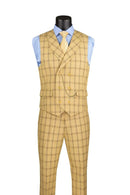 Men Church Suit MV2W-4-Tan - Church Suits For Less