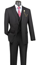 Men Church Suit MV2TR-Black - Church Suits For Less
