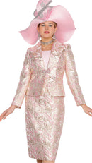 Women Church Dress 6268-Pink