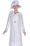 Women Church Dress 6359-White