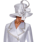 Women Church Hat 9872-White