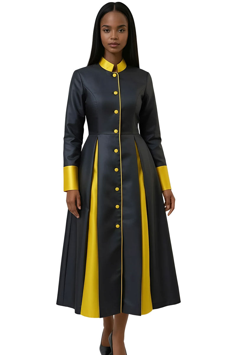 Shop Tally Taylor Robe 4544-Black/Gold - Elegant Women's Clergy Robe ...