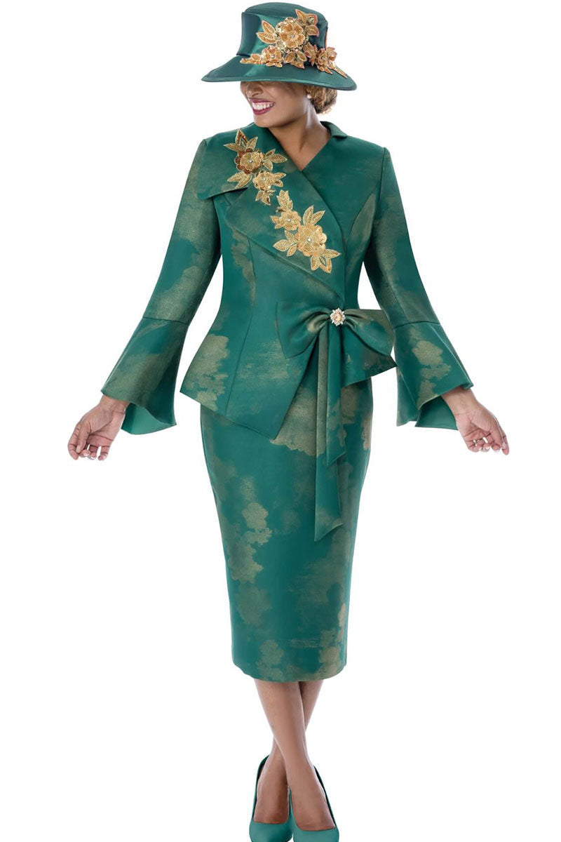 ladies dress suits for church Terramina Suit 7964C-Blue, Blue / 18 Church Suits For Less First Ladies' Church Suits and