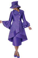Women Church Suit 402012-Purple