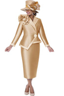 Women Church Suit 402072-Champagne
