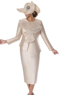 Women Church Suit 402092-Champagne