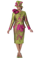 Women Church Suit 402122-Multi