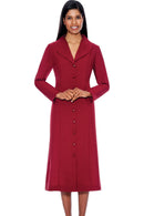 Women Usher Dress11674-Burgundy