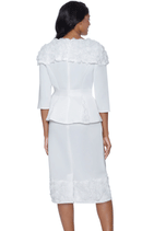 Women White Church Suit 600522